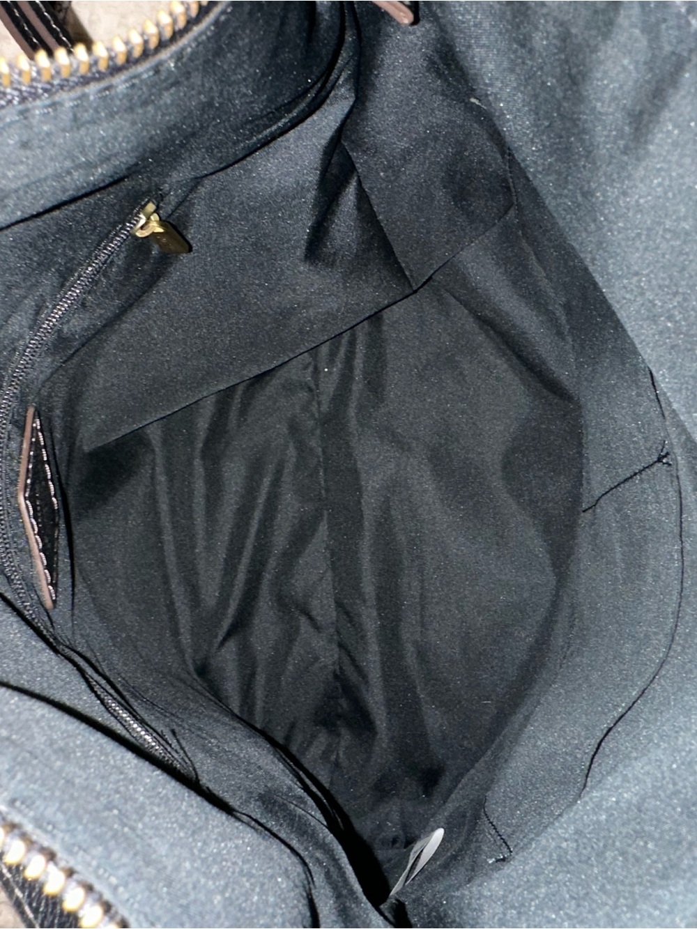 Fossil Amelia Hobo Black Leather Crossbody Bag - Picture 4 of 5